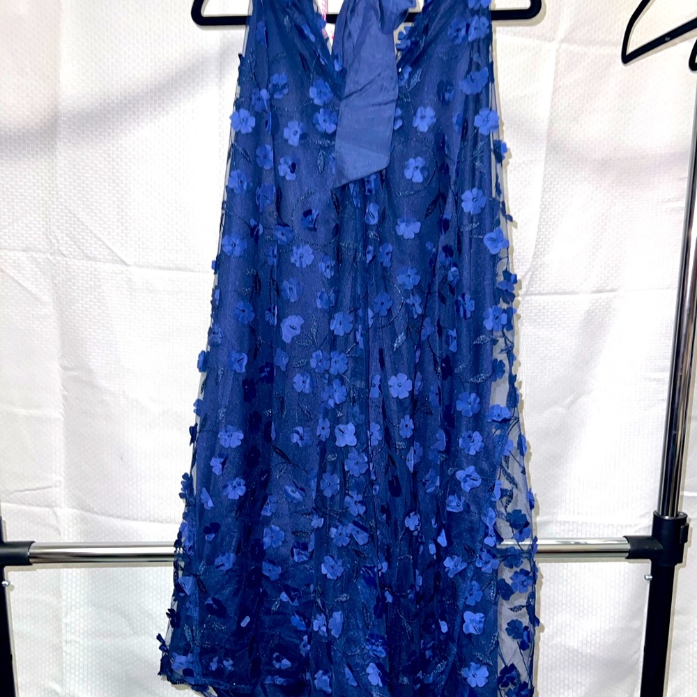 Umgee Navy Halter Dress